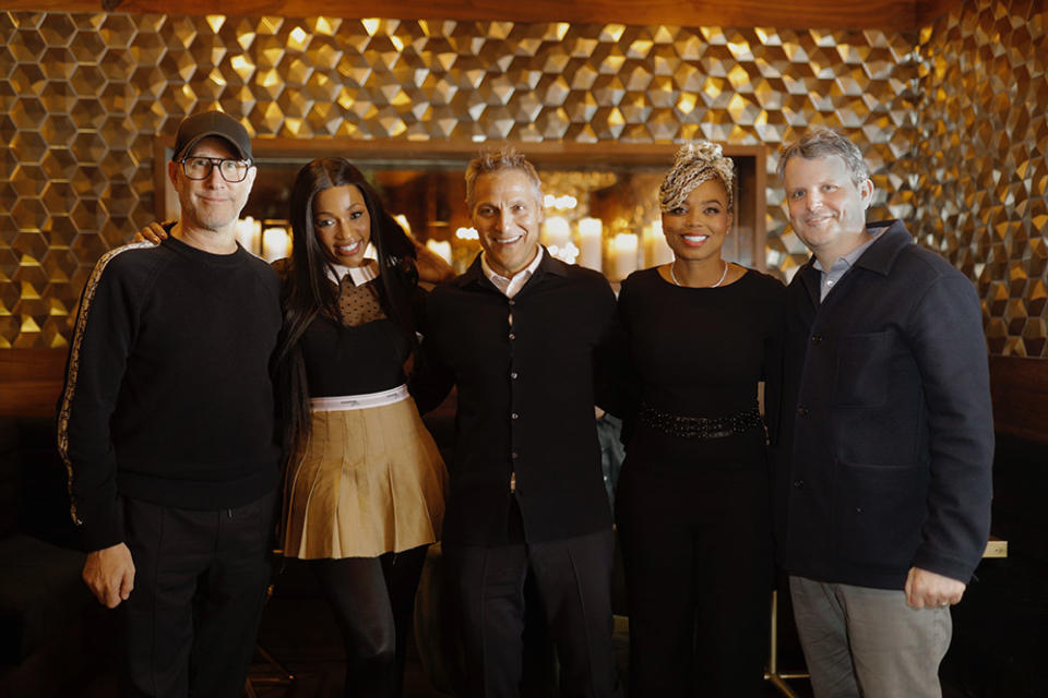 WME Co-Chairman Richard Weitz, Cari Champion, Endeavor CEO Ari Emanuel, Jemele Hill, WME Co-Chairman Christian Muirhead