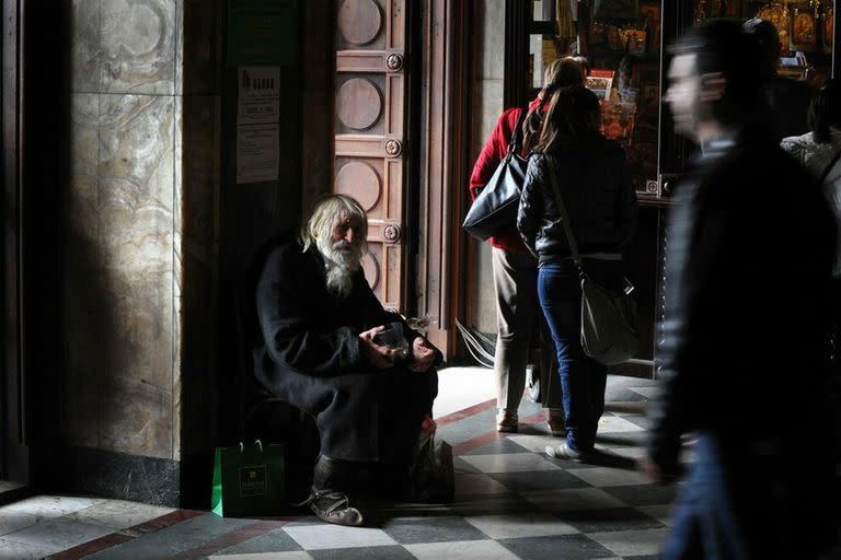 A la catedral de Alejandro Nevski de Sofía, en Bulgaria, Dobri le donó 20 mil euros