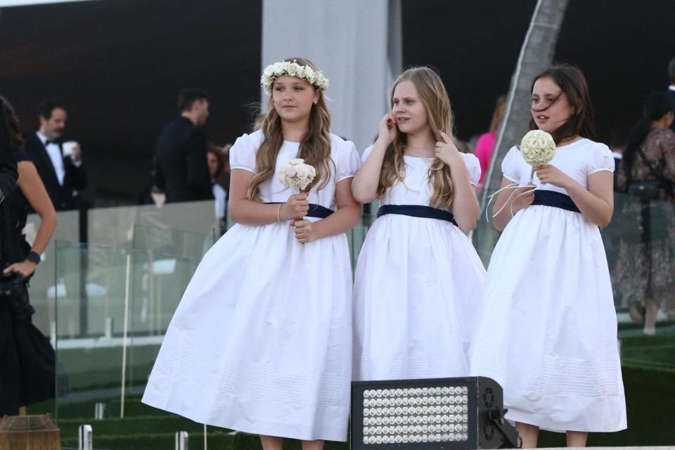 Harper Beckham et les autres demoiselles d'honneur