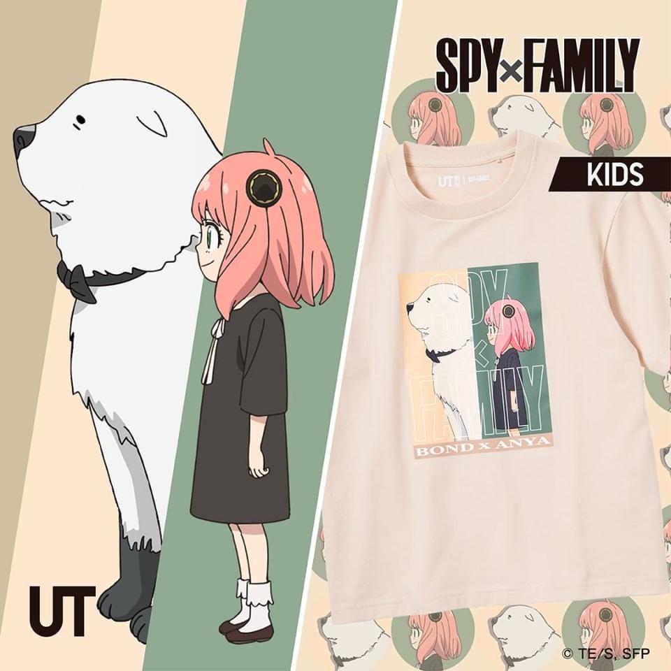 Uniqlo Spy x Family UT 聯名第二彈12月登場！全新圖樣安妮亞Tee率先睇