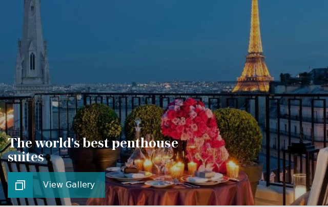 The world's best penthouse suites