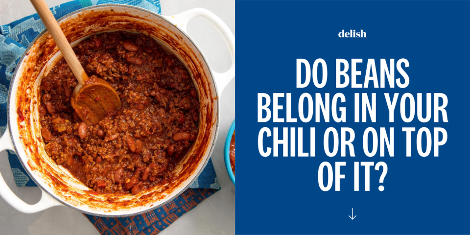 chili with beans or no