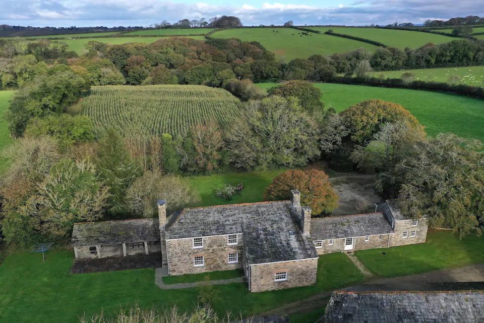 <p>Looking for a large pad to host a big group? Whether it's family or friends, this remote Airbnb in Cornwall is a dream. The detached holiday cottage is as beautiful inside as it is from the outside: the attractive farmhouse-style kitchen, cosy living room and sumptuous bedrooms. </p><p>There are plenty of luxuries too - the Aga, the <a href="https://www.goodhousekeeping.com/uk/lifestyle/travel/a28536799/holiday-cottages-cotswolds-hot-tub/" rel="nofollow noopener" target="_blank" data-ylk="slk:hot tub;elm:context_link;itc:0;sec:content-canvas" class="link ">hot tub</a>, the games room to name but a few. This is the country Airbnb of dreams! With the rural setting and location close to Cornwall's beaches and towns, this country cottage is one to add to your wish list.</p><p><strong>Sleeps</strong>: 12</p><p><strong>Price per night:</strong> £935</p><p><strong>Why we love it: </strong>There's everything you need for a family staycation - all the space, the entertainment and plenty of character to impress</p><p><a class="link " href="https://go.redirectingat.com?id=127X1599956&url=https%3A%2F%2Fwww.airbnb.co.uk%2Frooms%2F34964064&sref=https%3A%2F%2Fwww.countryliving.com%2Fuk%2Ftravel-ideas%2Fstaycation-uk%2Fg32930188%2Fairbnb-cornwall-devon%2F" rel="nofollow noopener" target="_blank" data-ylk="slk:SEE INSIDE;elm:context_link;itc:0;sec:content-canvas">SEE INSIDE</a><br></p>