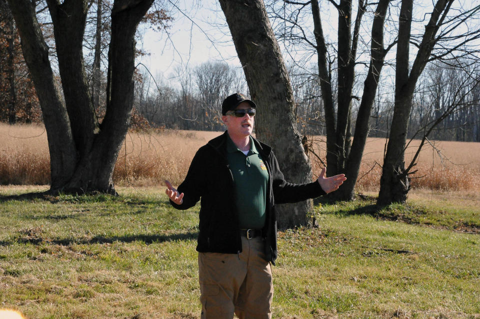 Scott Peters explains what they hve done on this recently purchased property of over 200 acres.