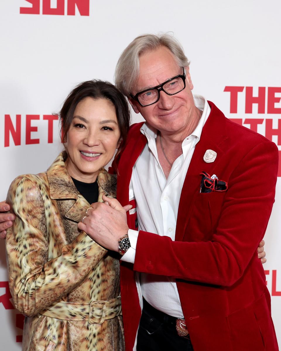 <h1 class="title">Los Angeles Premiere Of Netflix's "The Brothers Sun" - Arrivals</h1><cite class="credit">Leon Bennett/Getty Images</cite>