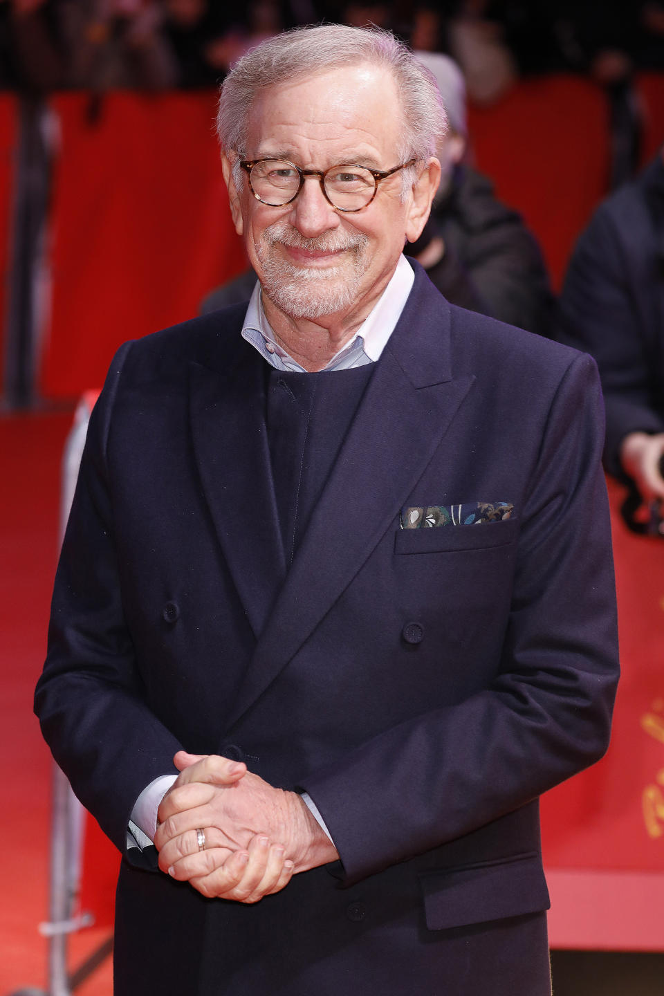 Steven Spielberg arrives at the red carpet of 'The Fabelmans (Die Fabelmans)' premiere & Honorary Golden Bear and homage for Steven Spielberg' during the 73rd Berlin International Film Festival