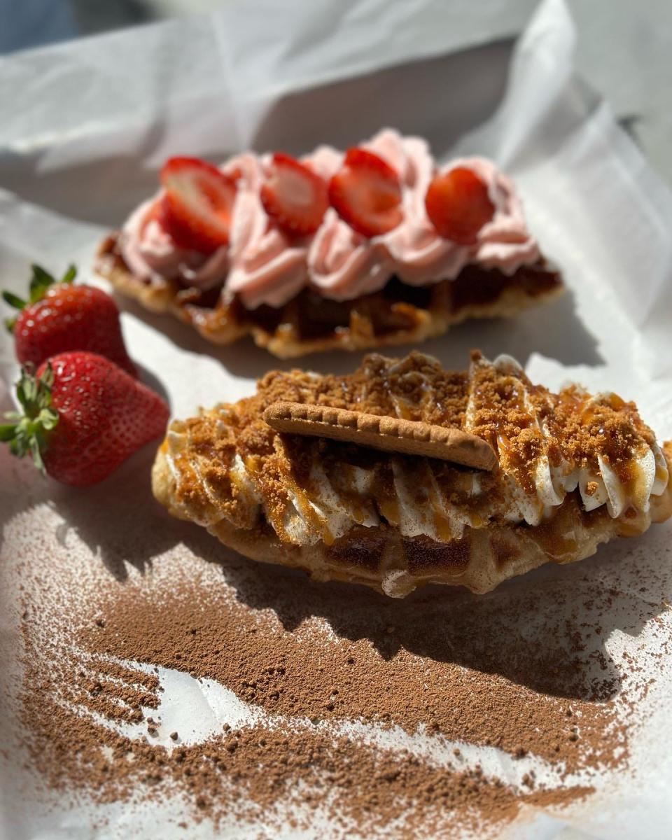 Mochiatsu, in Feasterville, offers a variety of trendy southeast Asian street food, including Croffles, a hybrid waffle made with croissant dough.