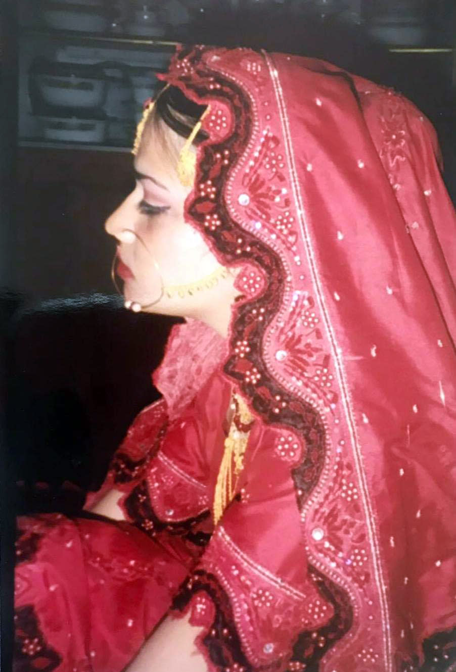 Naila Amin was 13 on her wedding day in Pakistan. (Courtesy Naila Amin)