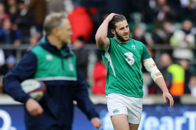 Stuart McCloskey, right, won just three caps under former Ireland head coach Joe Schmidt, left