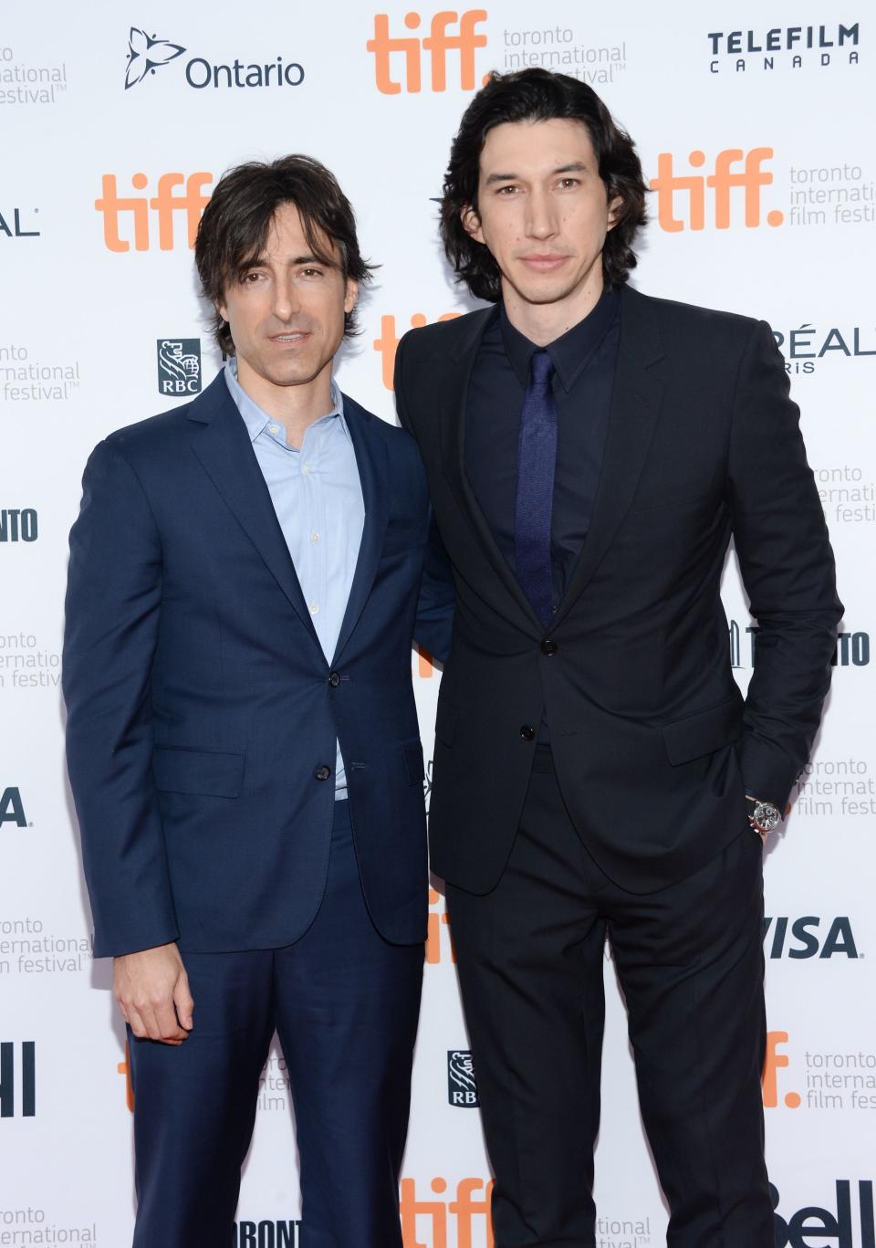 Director Noah Baumbach, left, and actor Adam Driver attend the "While We're Young" premiere during the Toronto International Film Festival, in Toronto2014 TIFF - "While We're Young" Premiere, Toronto, Canada - 6 Sep 2014