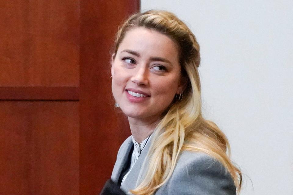 Amber Heard en la corte el 27 de mayo (REUTERS)