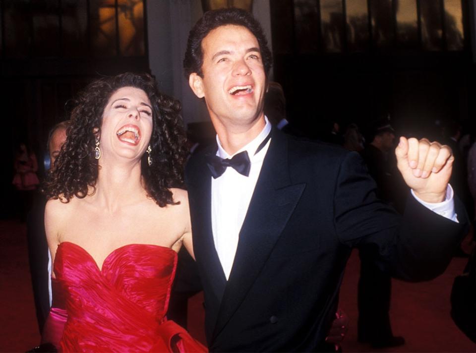 Tom Hanks, Rita Wilson, 1989 Oscars