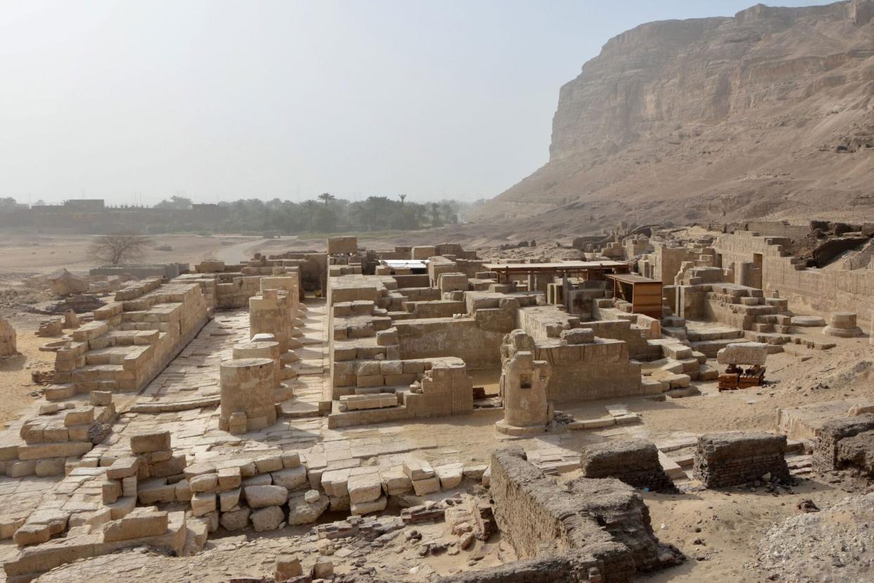 The temple of Athribis ancient notepads found