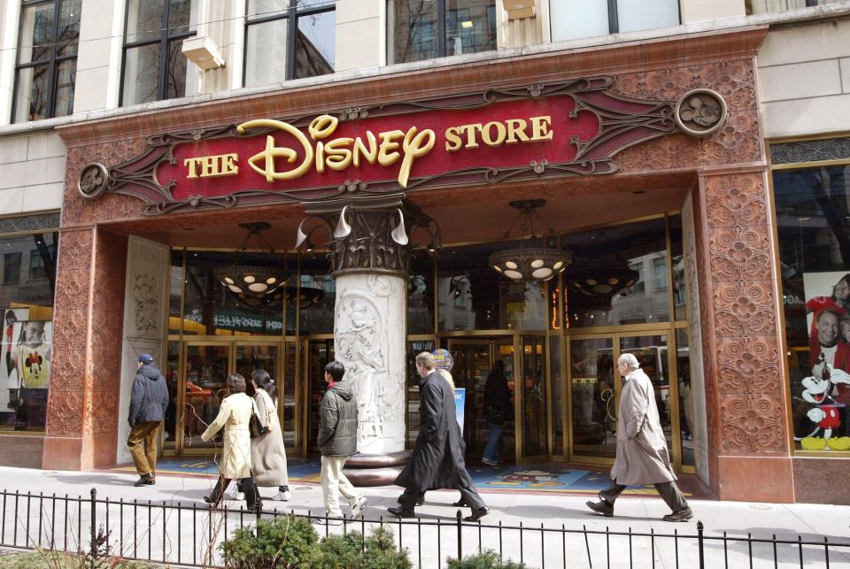 Outside a Disney Store located in Chicago, Illinois, on March 15, 2004.