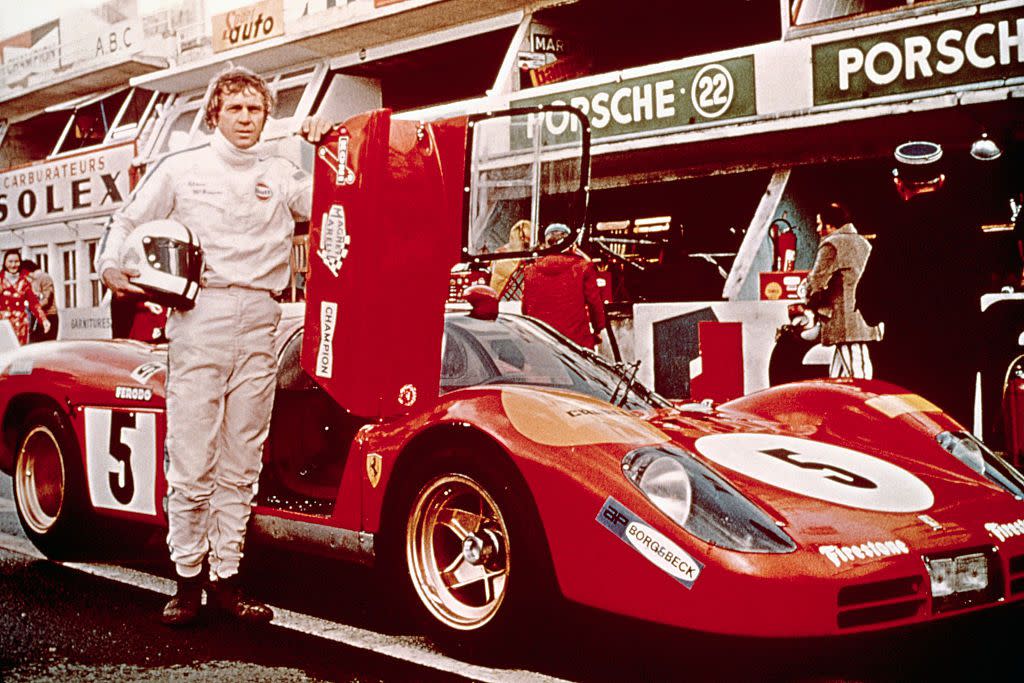 Steve McQueen challenges the power and speed of the world's most dangerous sport in Cinema Center Film's Le Mans. The National General Pictures release was filmed on location at the French race with the participation of 56 of the world's top drivers and o