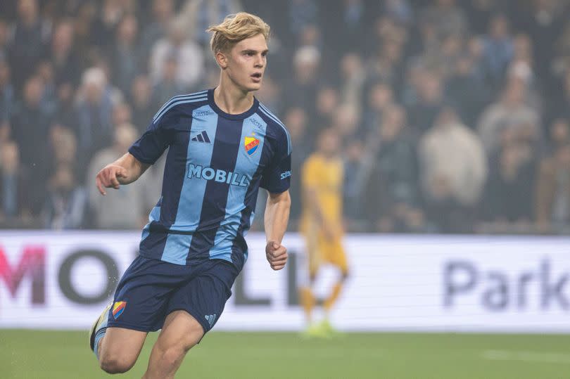 Lucas Bergvall is really catching the eye for Djurgarden at present ahead of his move to Tottenham