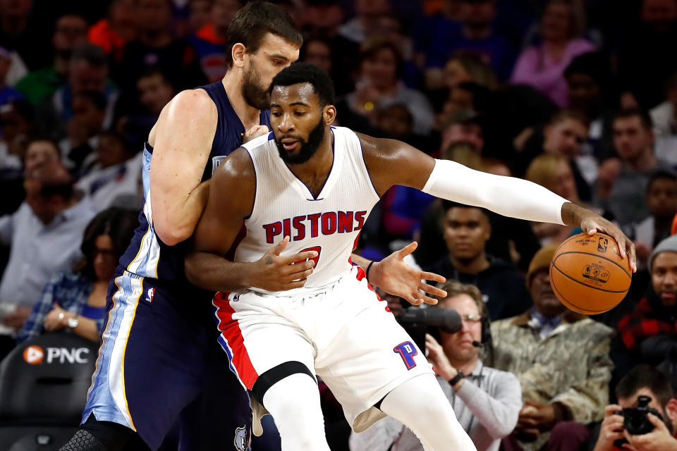 Andre Drummond。（Photo by Gregory Shamus/Getty Images）