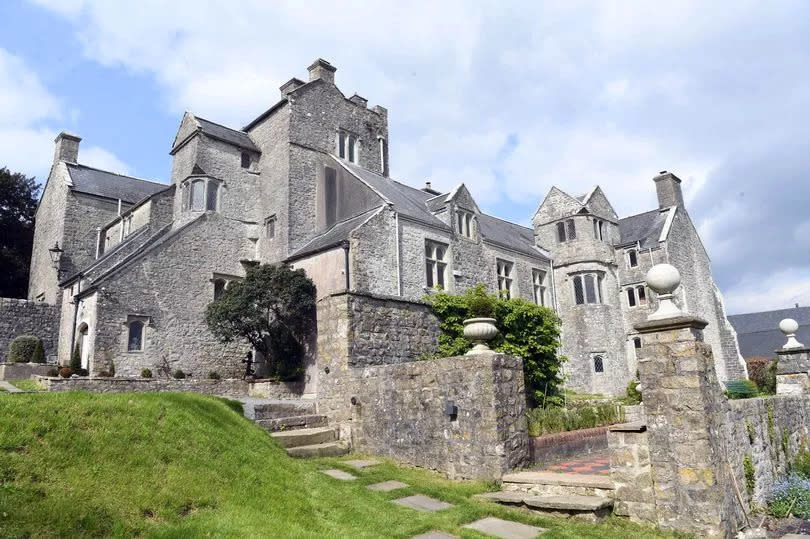 Plas Llanmihangel is Grade I-listed. This is a photo of its façade
