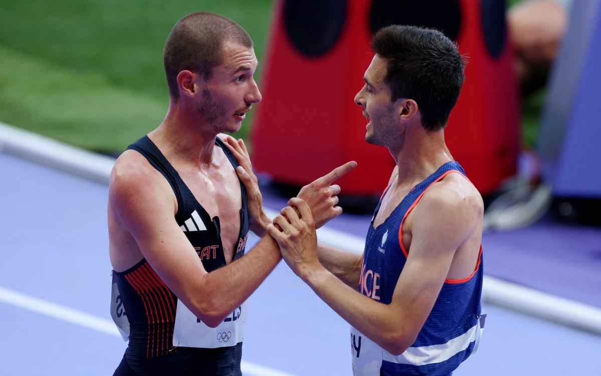 Watch: George Mills, son of footballer Danny, confronts French rival after 5,000m controversy