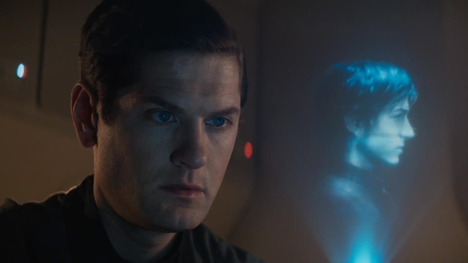 Kyle Soller said his Andor character Syril is dangerous because of his desire to prove himself within the Empire. (Lucasfilm/Disney)