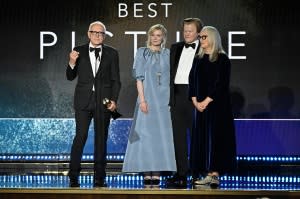 Roger Frappier, Jane Campion, Kirsten Dunst and Jesse Plemmons 