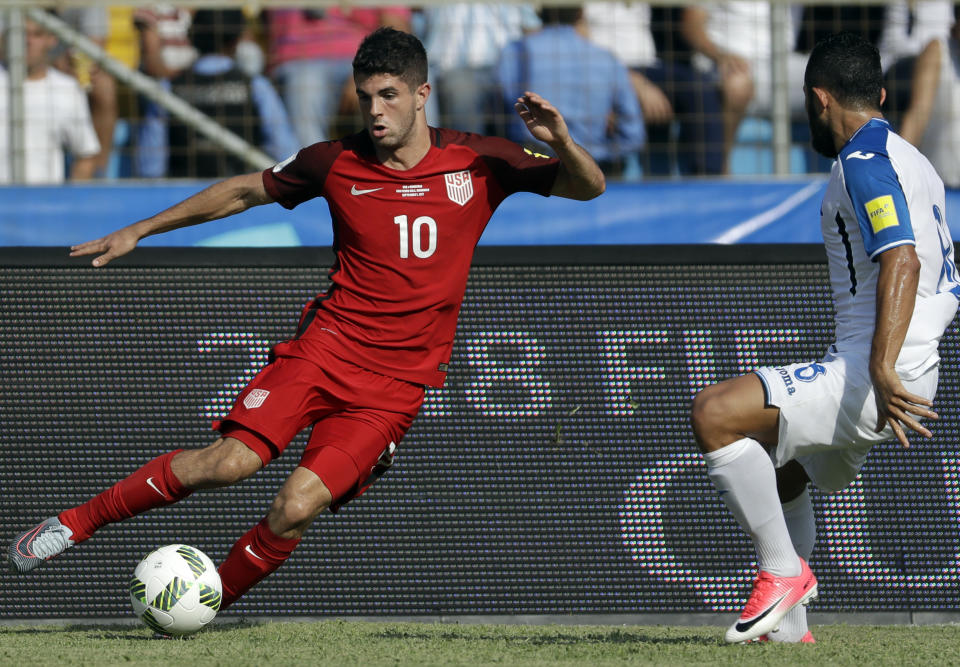 Christian Pulisic (10) and the USMNT still have some moves to make in World Cup qualifying. (AP)