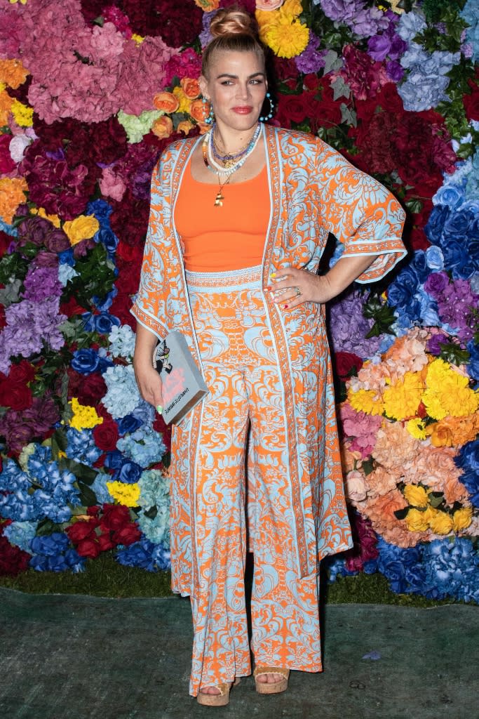 Busy Philipps attends Alice + Olivia’s 20th anniversary celebration at The Close East Lawn in New York City on June 15, 2022. - Credit: Christian Lora/Image Press Agency / MEGA