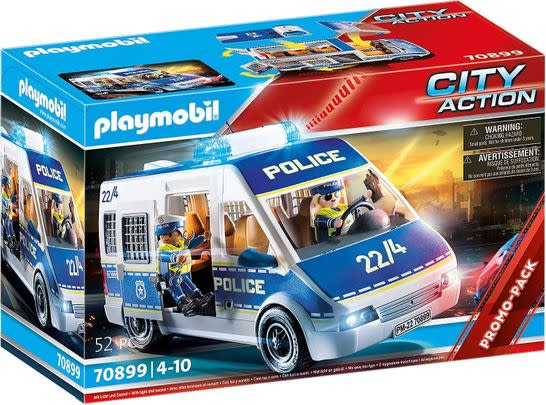 Order this Playmobil Police van that's made for an exciting chase