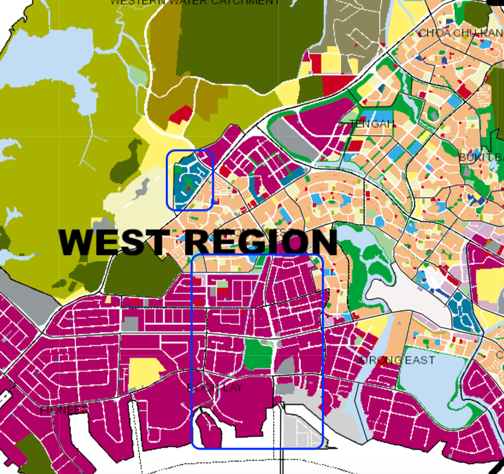 West Singapore URA Masterplan