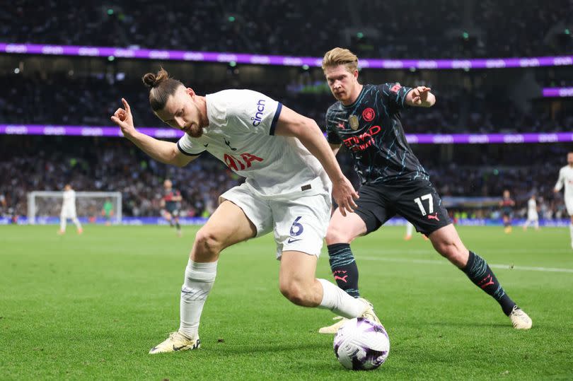 Radu Dragusin delivered a top performance in Tottenham's 2-0 defeat against Man City