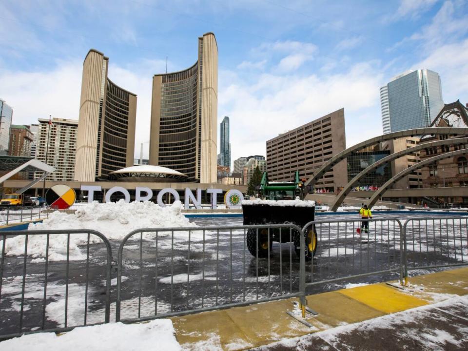 The 2023 federal budget offered no funding to help cover Toronto's $933 million pandemic-induced budget shortfall.  (Michael Wilson/CBC - image credit)