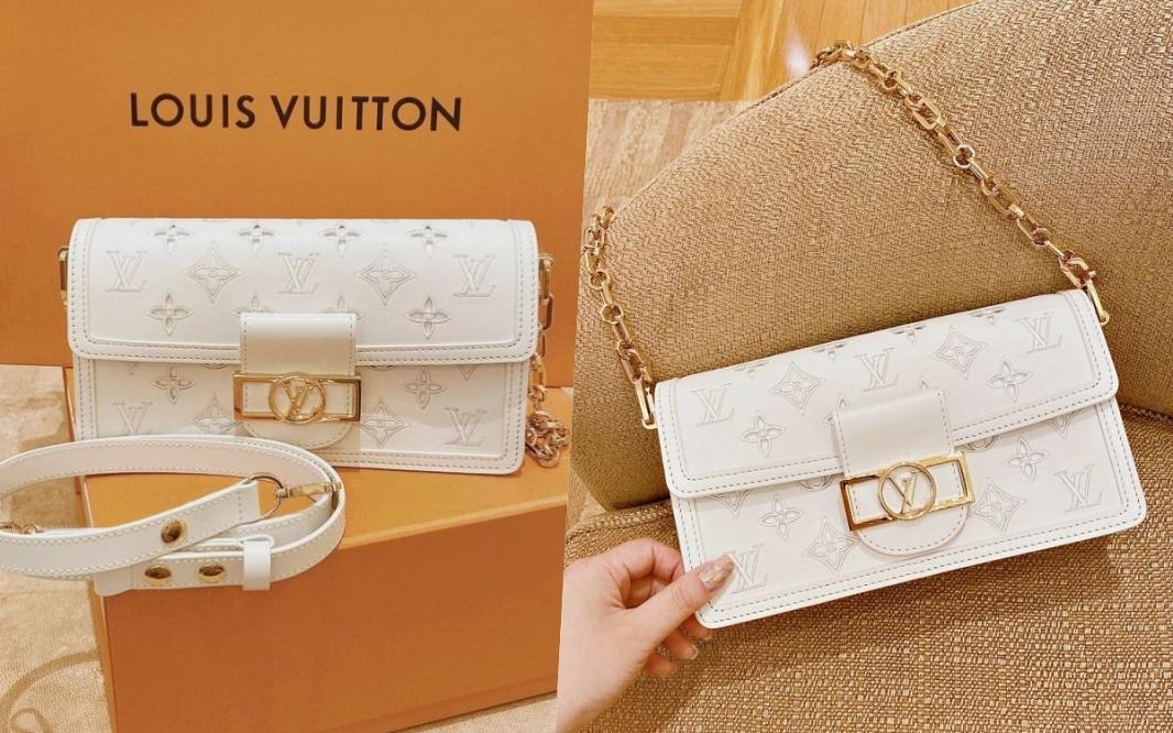 Louis Vuitton Broderie Anglaise Monogram Dauphine East West