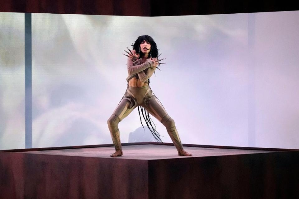 Loreen performs ‘Tattoo’ during the semi-final (The Associated Press)