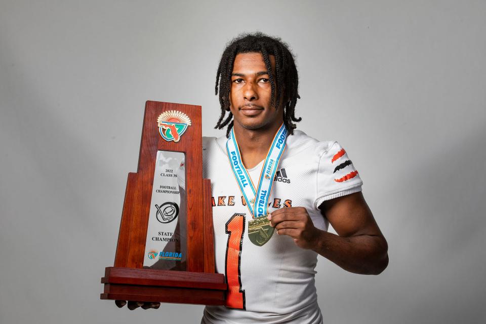 All County Football - Lake Wales High School - Xavier Marlow in Lakeland Fl  Monday December 19,2022.Ernst Peters/The Ledger