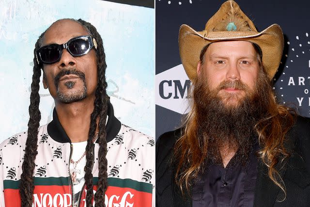 <p>Gilbert Flores/Variety via Getty; Brett Carlsen/Getty</p> Snoop Dogg and Chris Stapleton