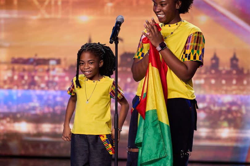 Abigail and Afronita wowed the judges with their dance performance