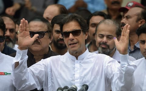 Imran Khan welcomed the court's decision - Credit: AFP