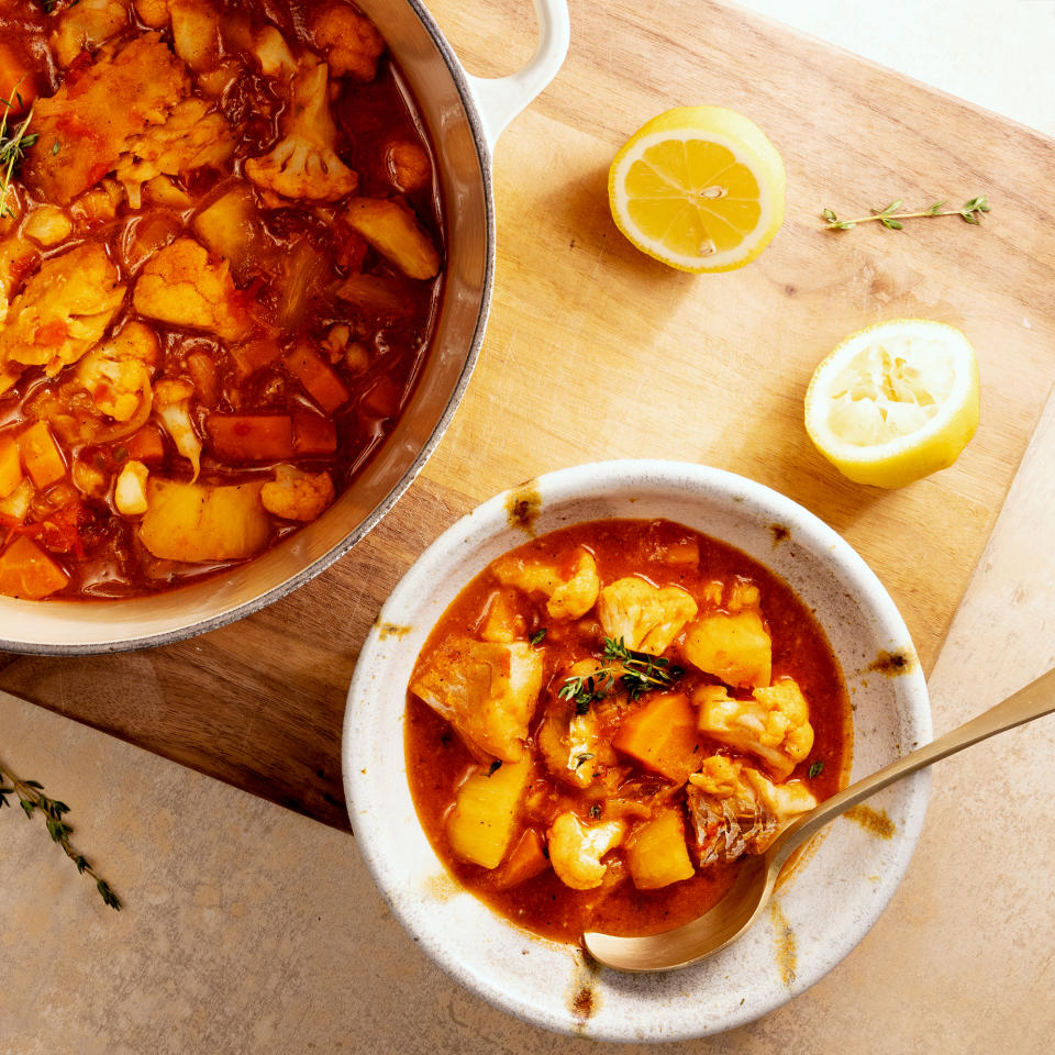 Spicy One-Pot Codfish & Yuca Stew