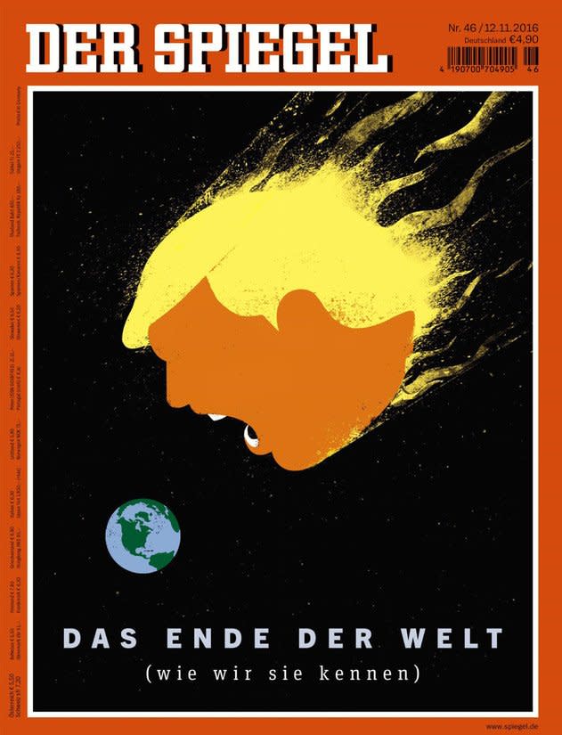 <p>“Der Spiegel,” published in Germany. (Newseum) </p>