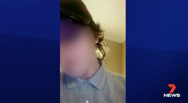 The 15-year-old knife attack accused. Source: 7News