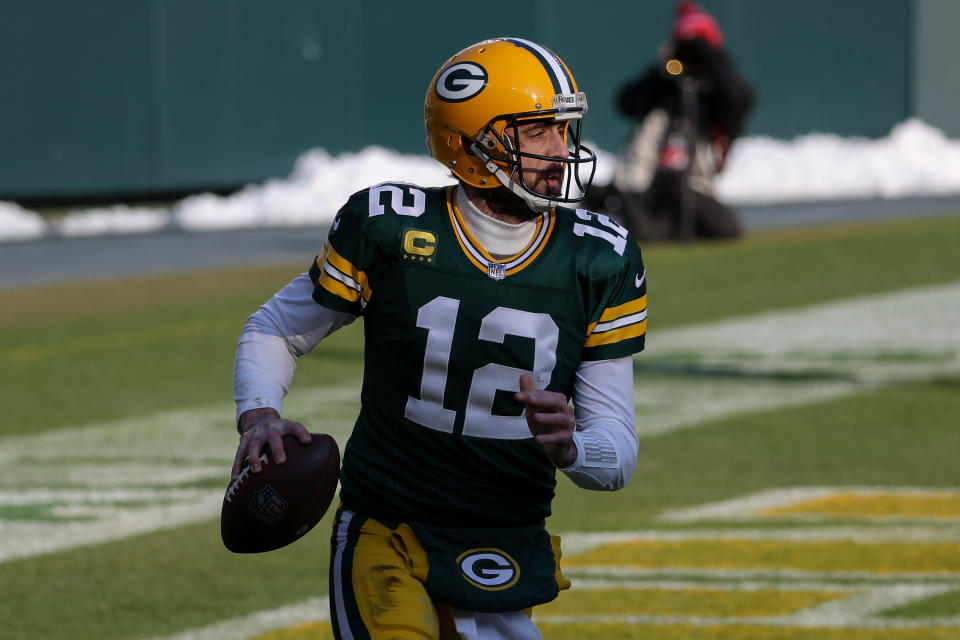 Aaron Rodgers, Noch-Quarterback der Green Bay Packers. (Bild: Getty Images)