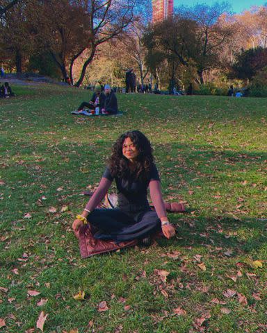 <p>Maile Masako Brady/Instagram</p> Wayne Brady's daughter Maile Masako Brady poses for a photo in a park.