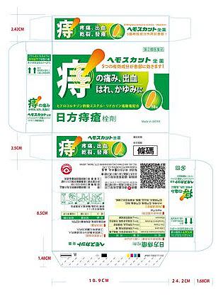 指示藥「日方痔瘡栓劑」在日本傳出安定性試驗未通過，國內同步啟動回收。（圖：食藥署提供）