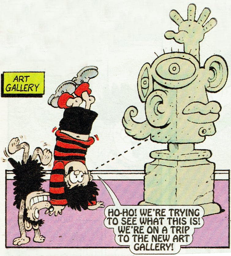 A Dennis the Menace cartoon from the Beano.