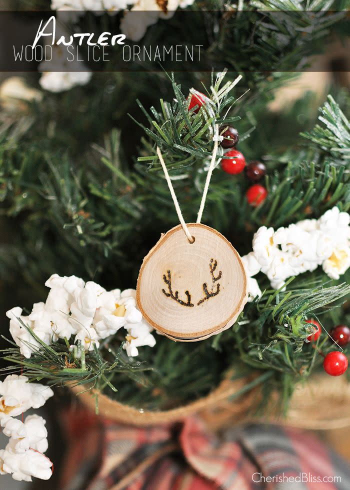 Wood Slice Ornament