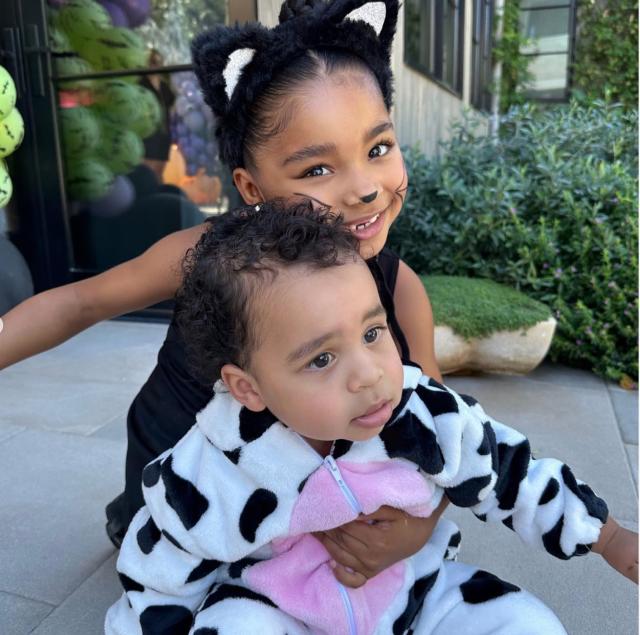 Khloe Kardashian Twins With Daughter True Thompson in Purr-fect Look