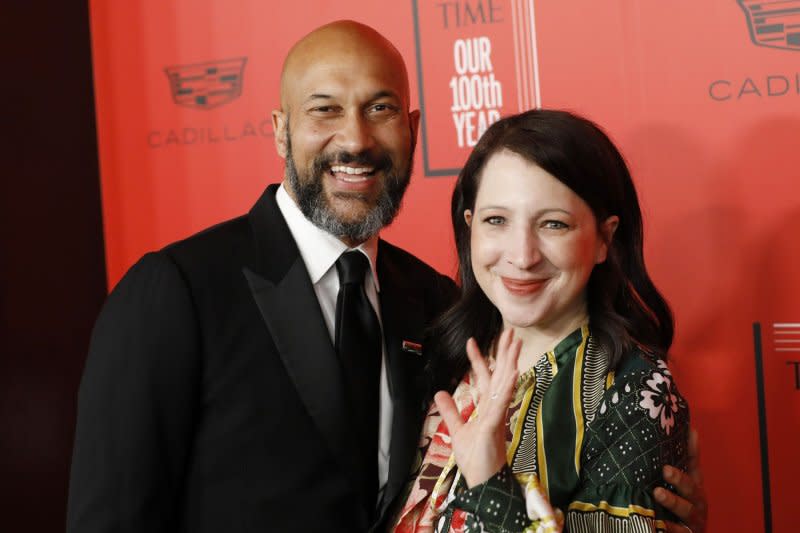 Keegan-Michael Key (L) and Elle Key attend the TIME100 gala in April. File Photo by Peter Foley/UPI
