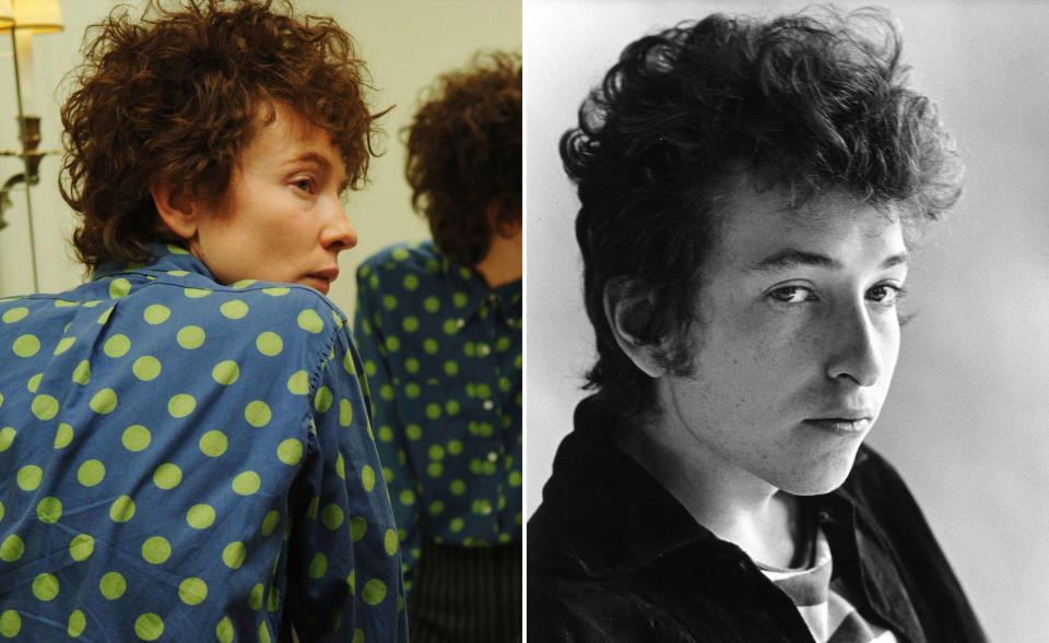 Cate Blanchett as Bob Dylan in I'm Not There