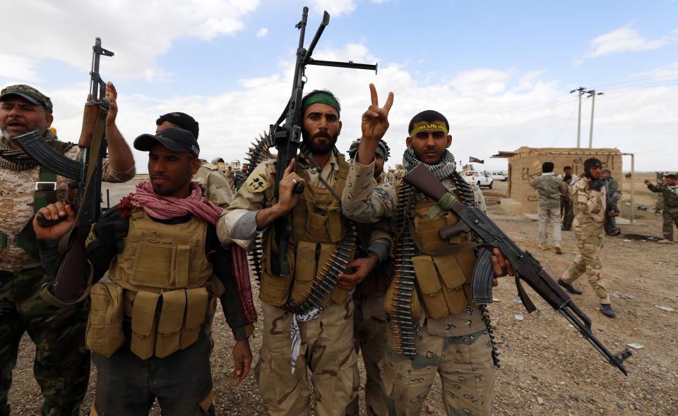 Shiite Fighters Iraq Tikrit