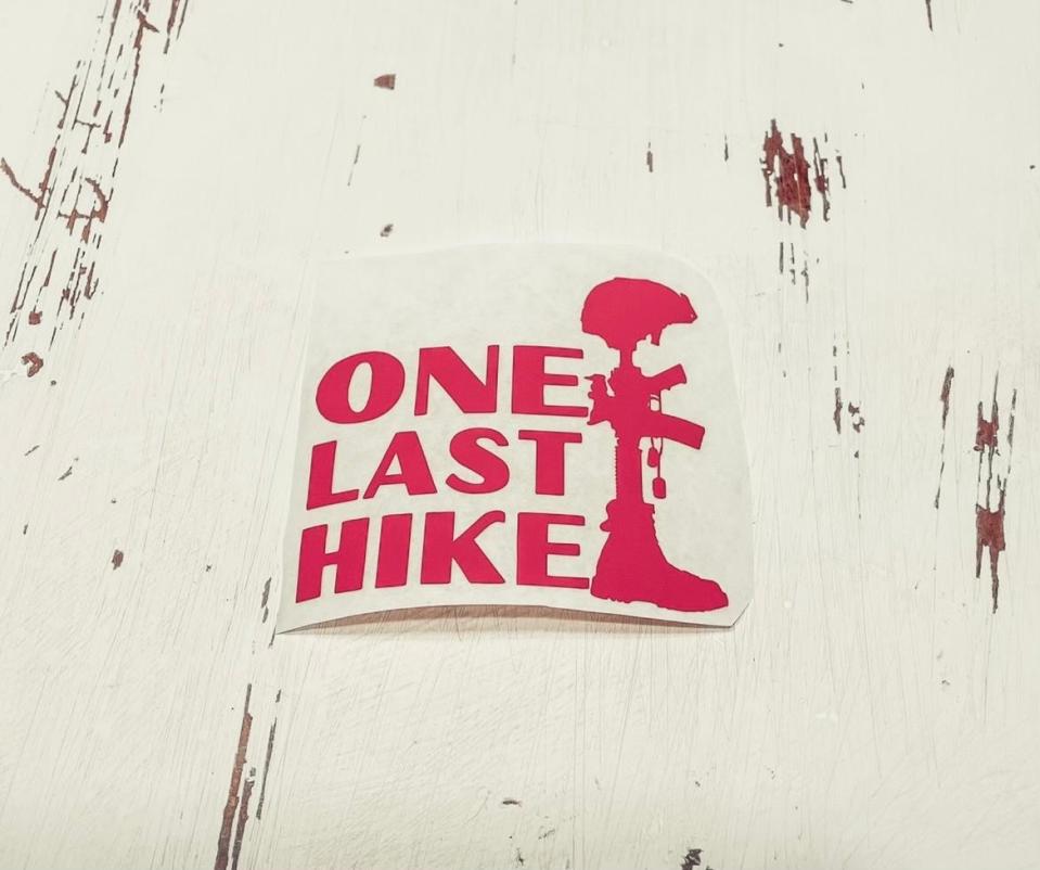 Proceeds from sales of One Last Hike key chains and decals will support the families of the 13 U.S. service members killed in Kabul, Afghanistan, Aug. 26.